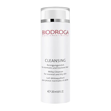 45491_Biodroag_200ml_Cleansing_Reinigungsmilch_Flasche_oh_so_pure Biodroga Reinigungsfluid 200ml, für normale und trockene Haut, oh-so-pure