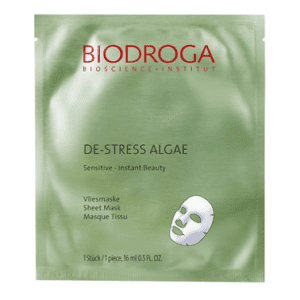 Biodroga Vliesmaske für sensible, irritierte, gerötete Haut, oh-so-pure