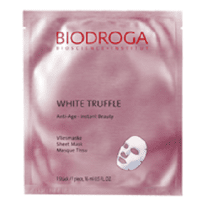 Biodroga Vliesmaske mit weißem Trüffel, oh-so-pure